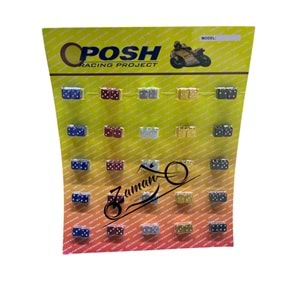 MOTOR SİBOB KAPAGI RENKLİ ZAR adet