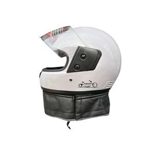 KASK DERİLİ İTAL (BEYAZ)